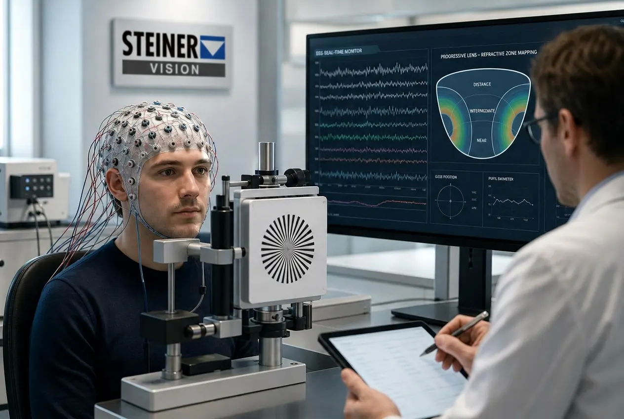 Varifocal lenses with neuro profile.